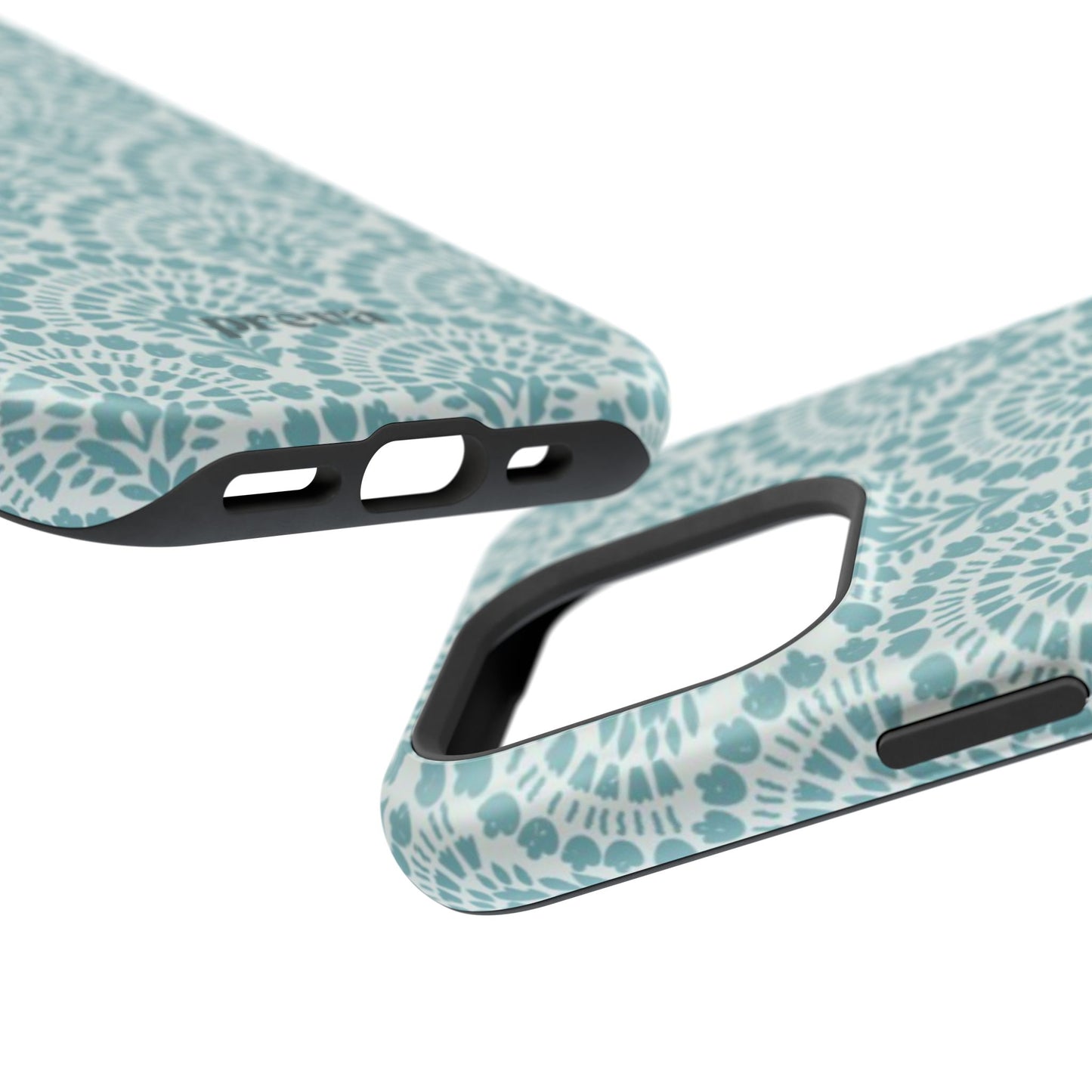 Aqua Lace Pattern Phone Case