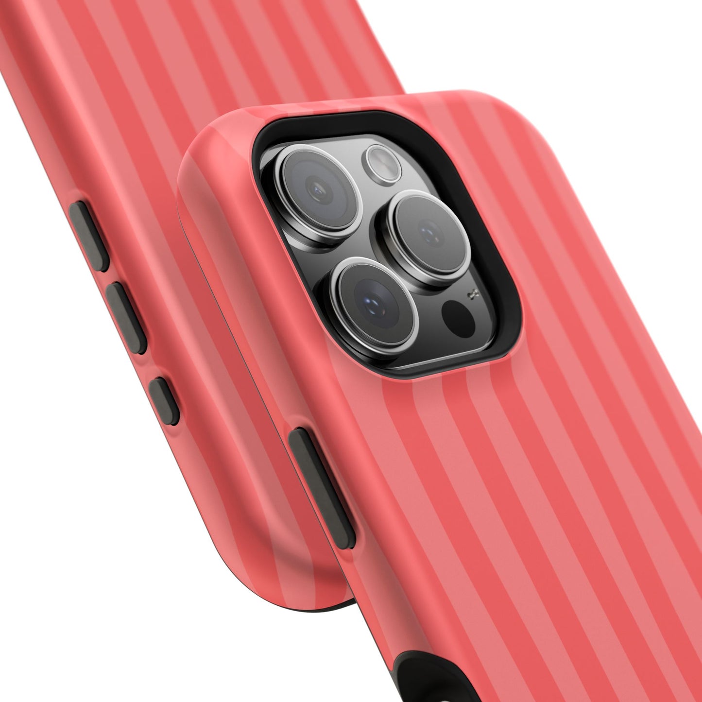 Coral Stipes Phone Case