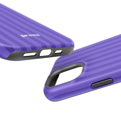 Dark Purple Stripes Phone Case