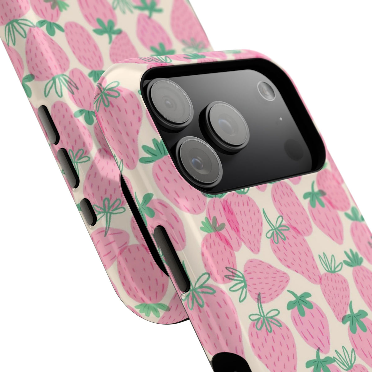 Pink Strawberry Phone Case