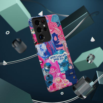 Vibrant Galaxy Collage Phone Case