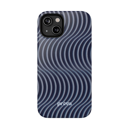Wavy Navy Phone Case