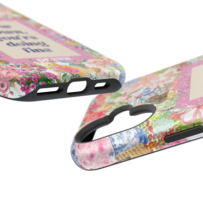 Slow Down Flowers x notsoken Phone Case