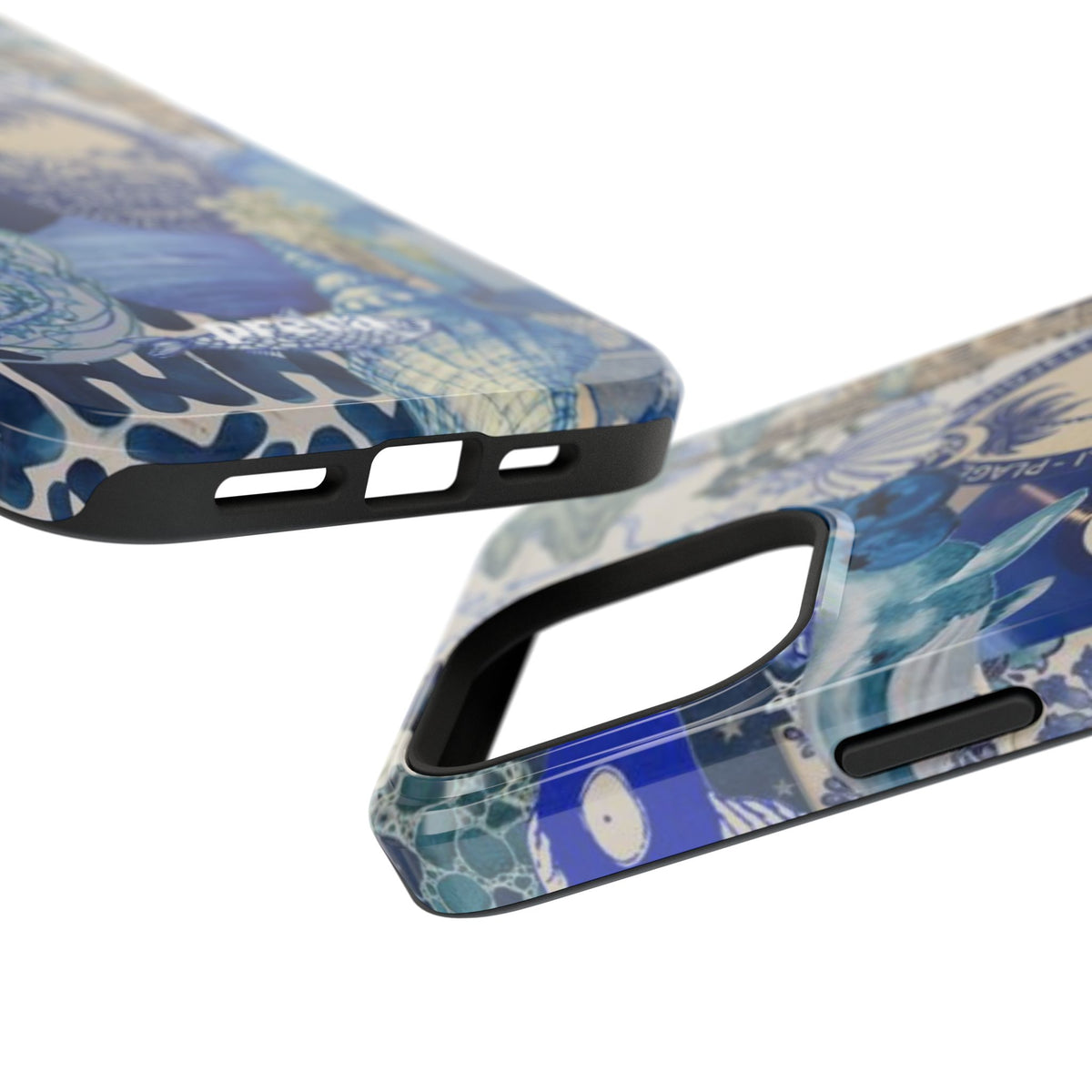 Blue Night Collage Phone Case