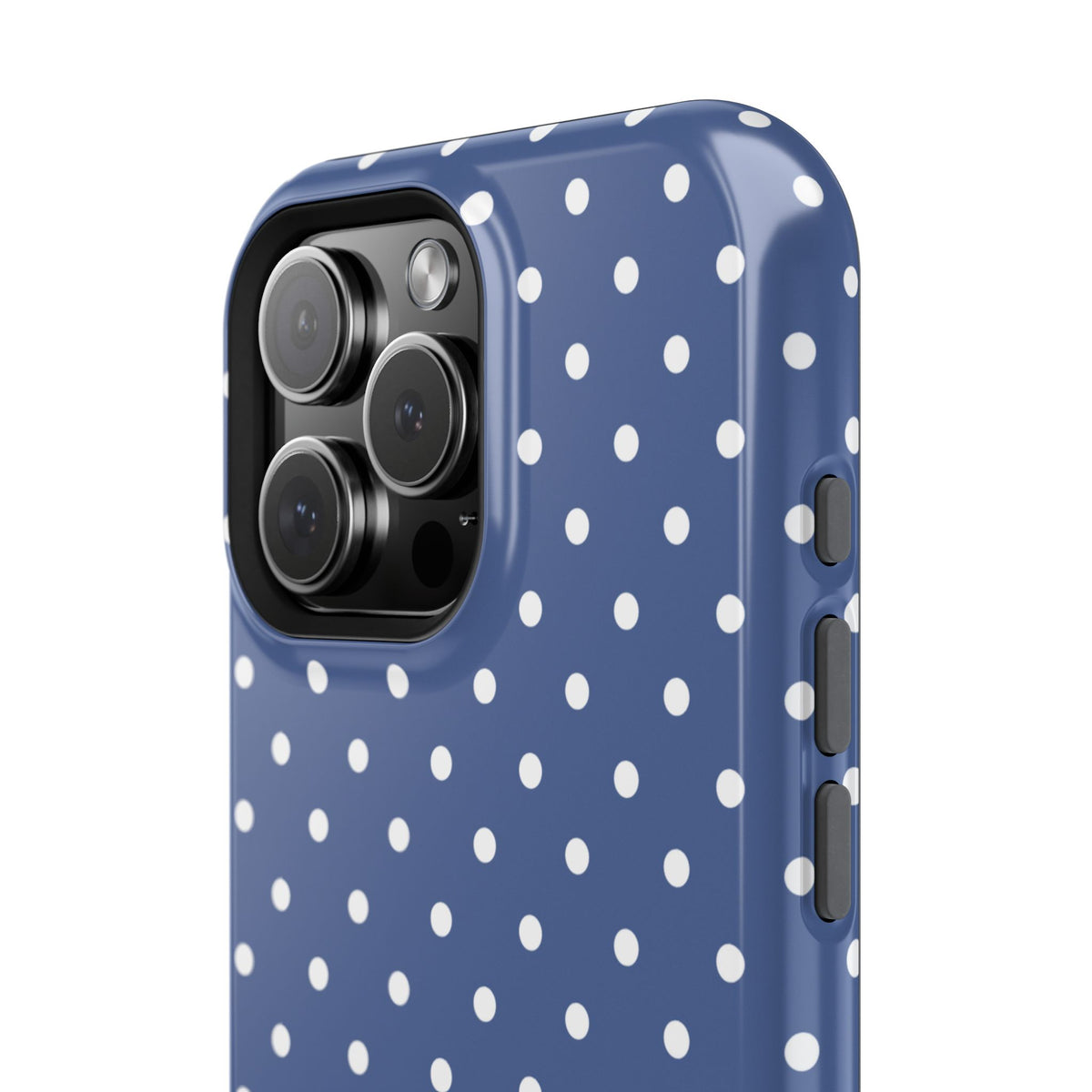 Navy Polka Dot Phone Case