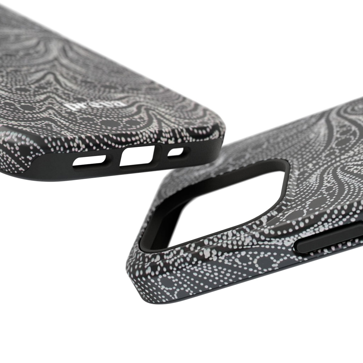 Abstract Midnight Lace Phone Case