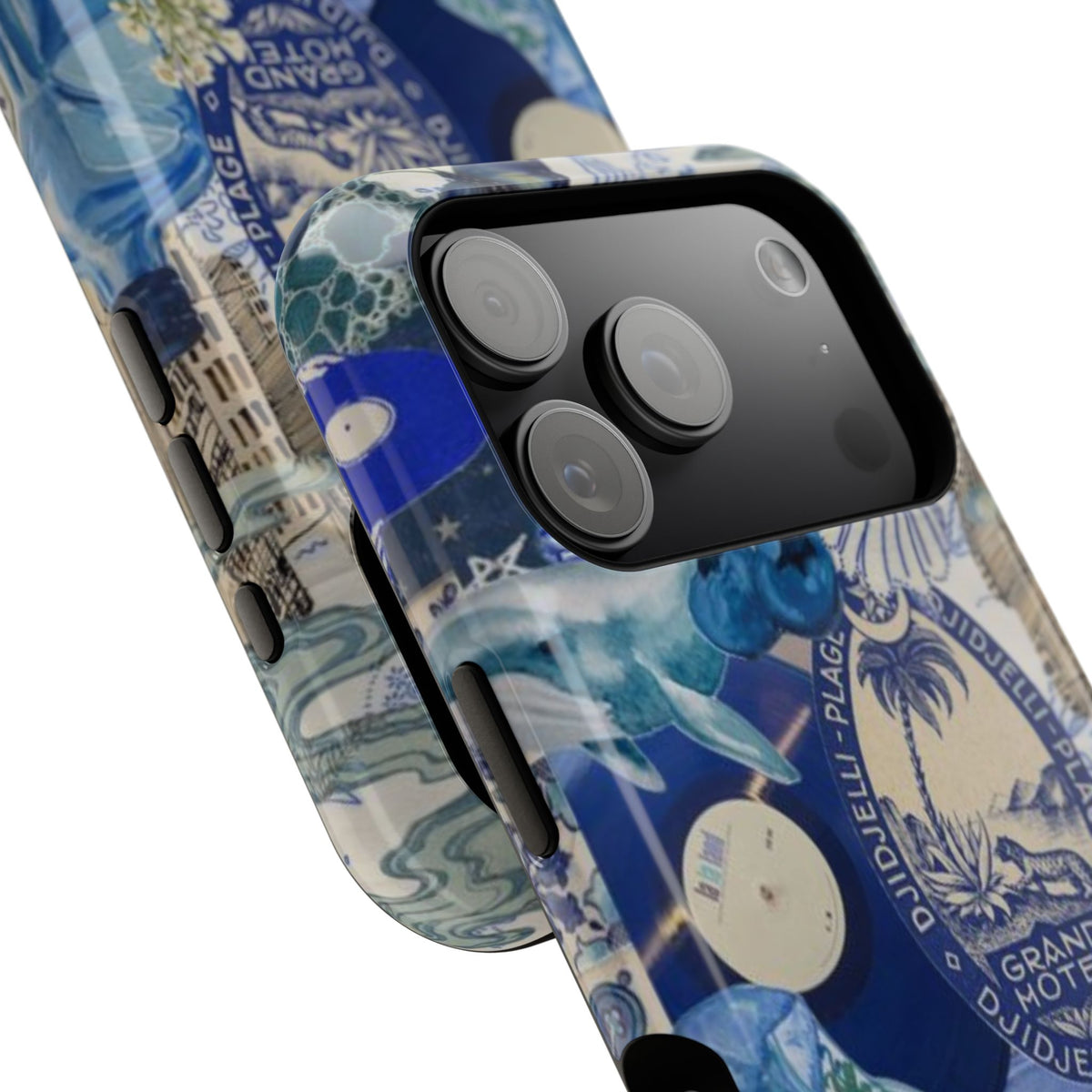 Blue Night Collage Phone Case