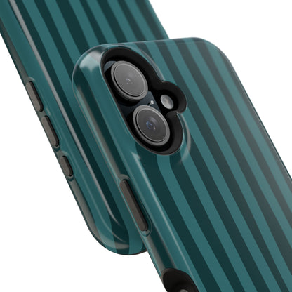 Dark Stripes Turquoise Phone Case