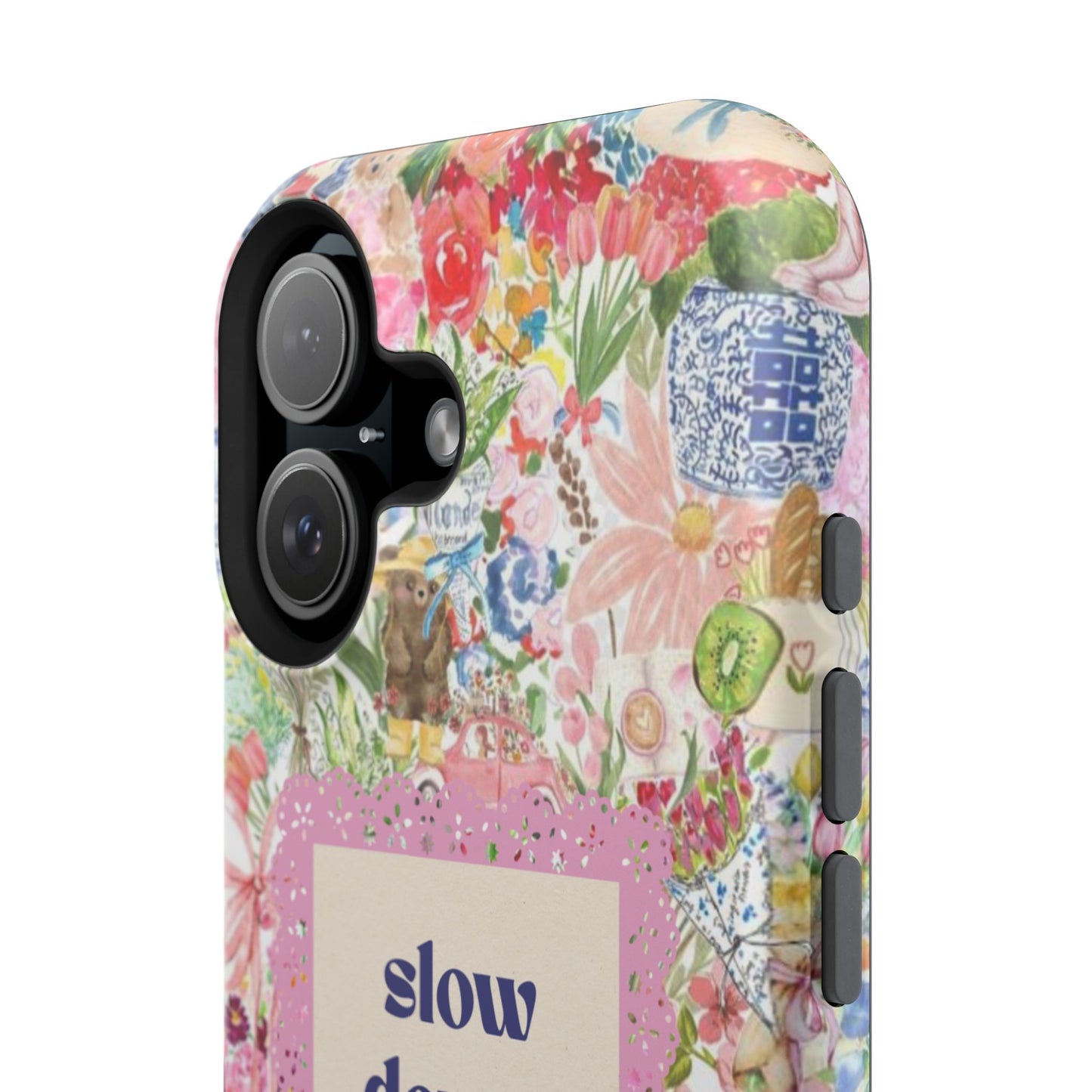 Slow Down Flowers x notsoken Phone Case