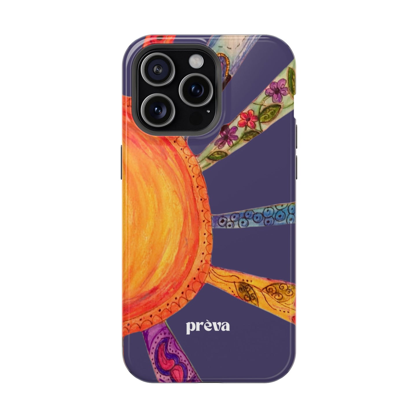 Purple Cancun Sun Phone Case