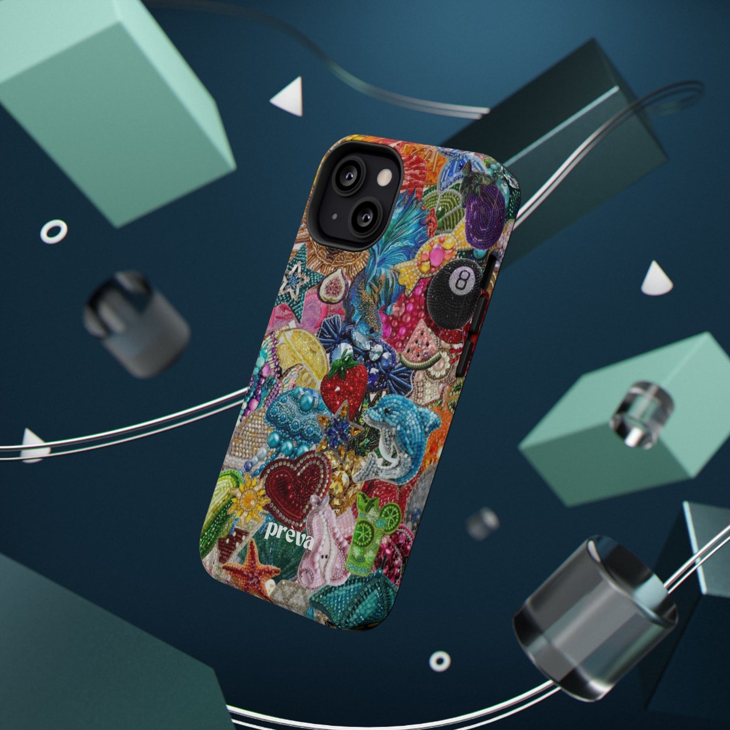 Colorful Rhinestone Phone Case