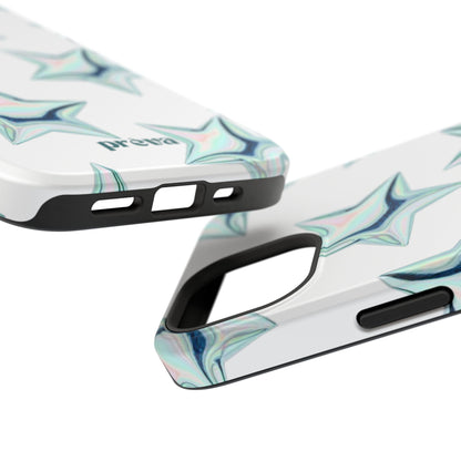 White Starburst Phone Case
