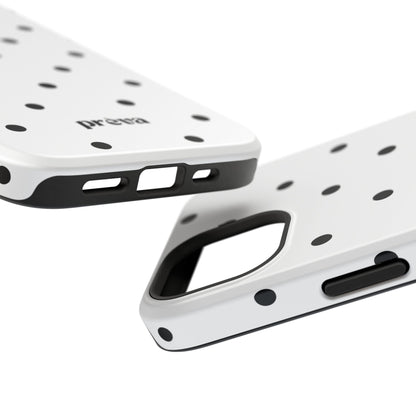 B&W polka dots Phone Case
