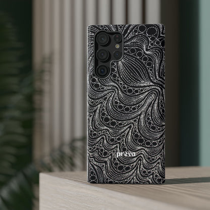 Abstract Midnight Lace Phone Case