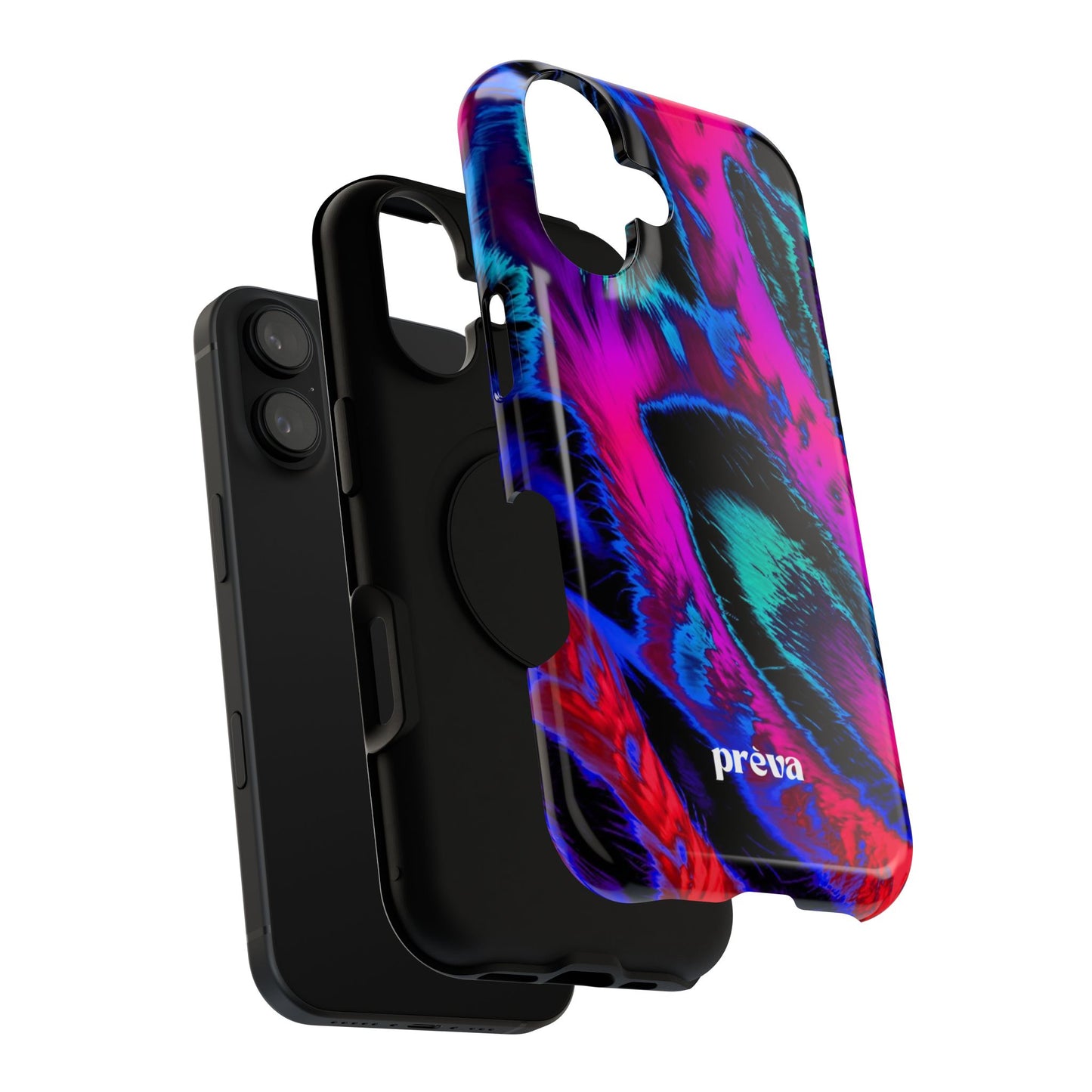Neon Swirl Phone Case