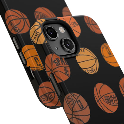 Black Basketball Phone Case