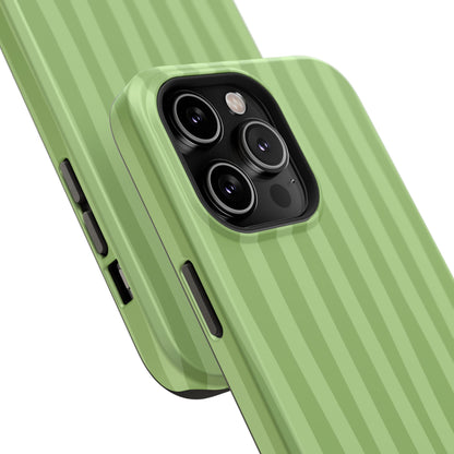 Light Green Stripes Phone Case