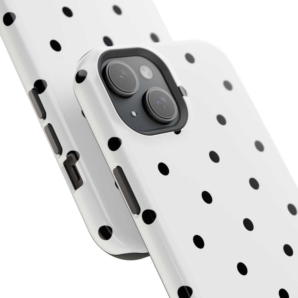 B&W polka dots Phone Case