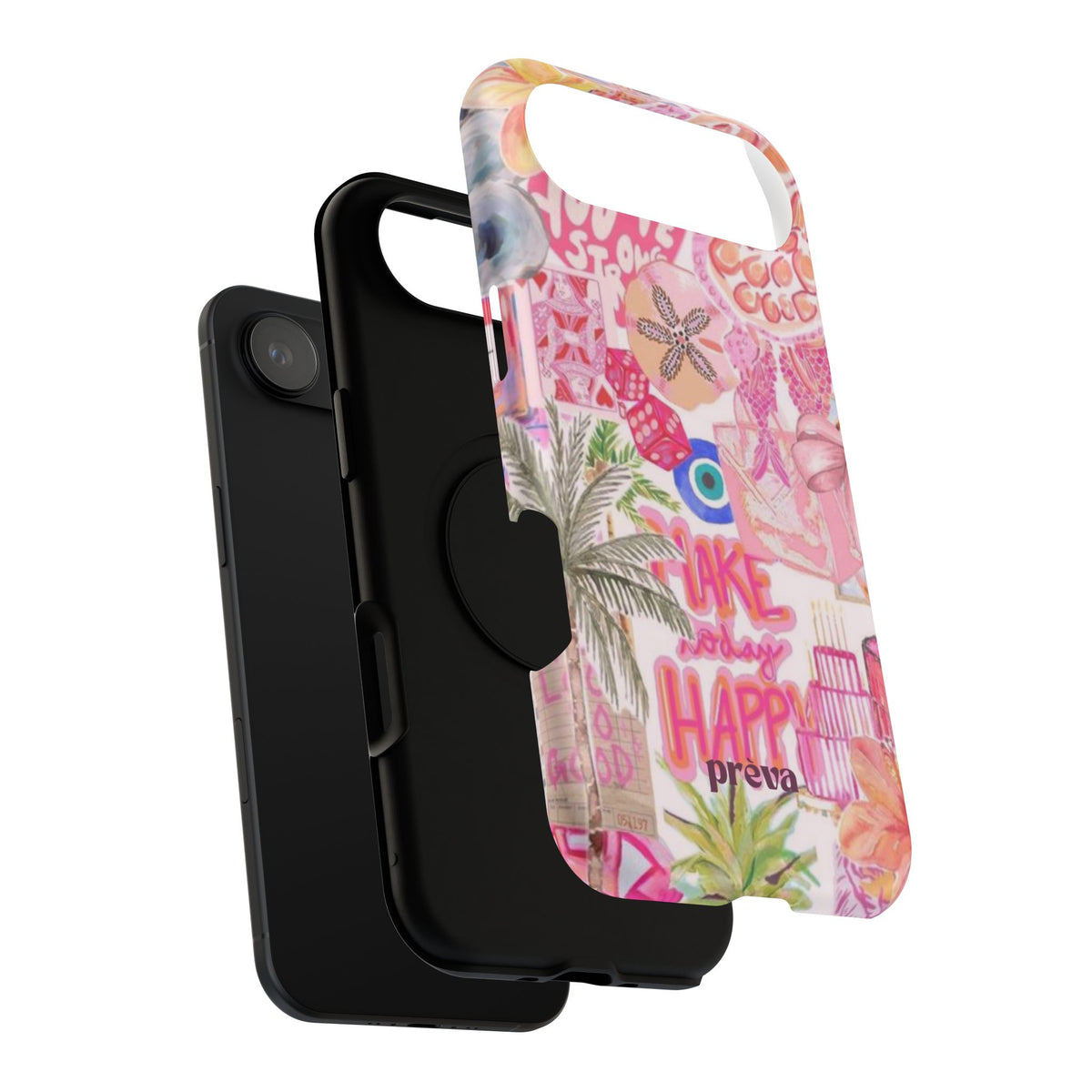 Pink Tropical Collage Phone Case