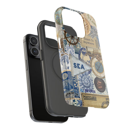 Neutral Travel Collage Phone Case