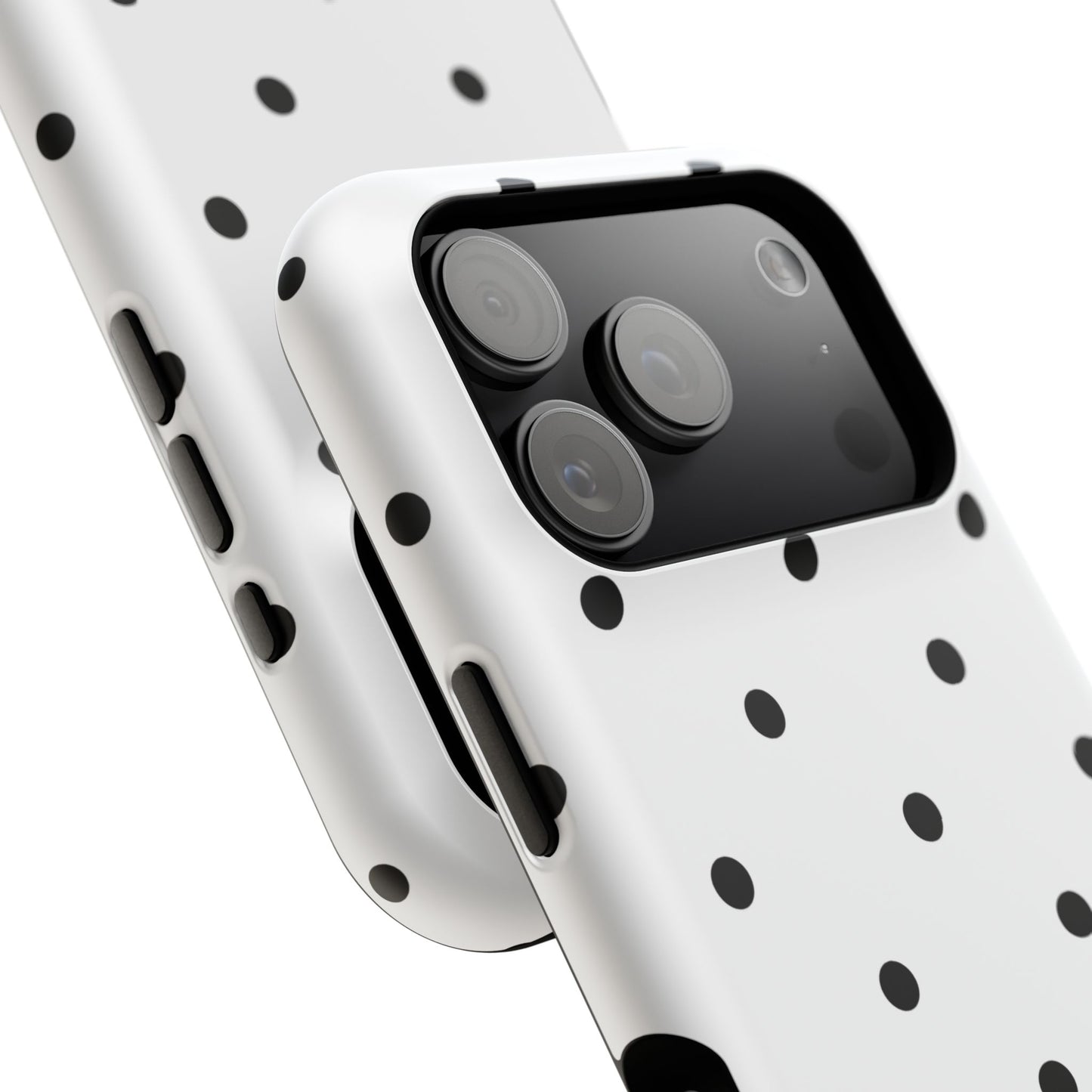 B&W polka dots Phone Case