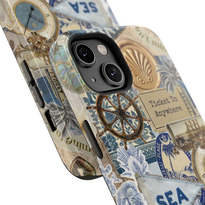 Neutral Travel Collage Phone Case