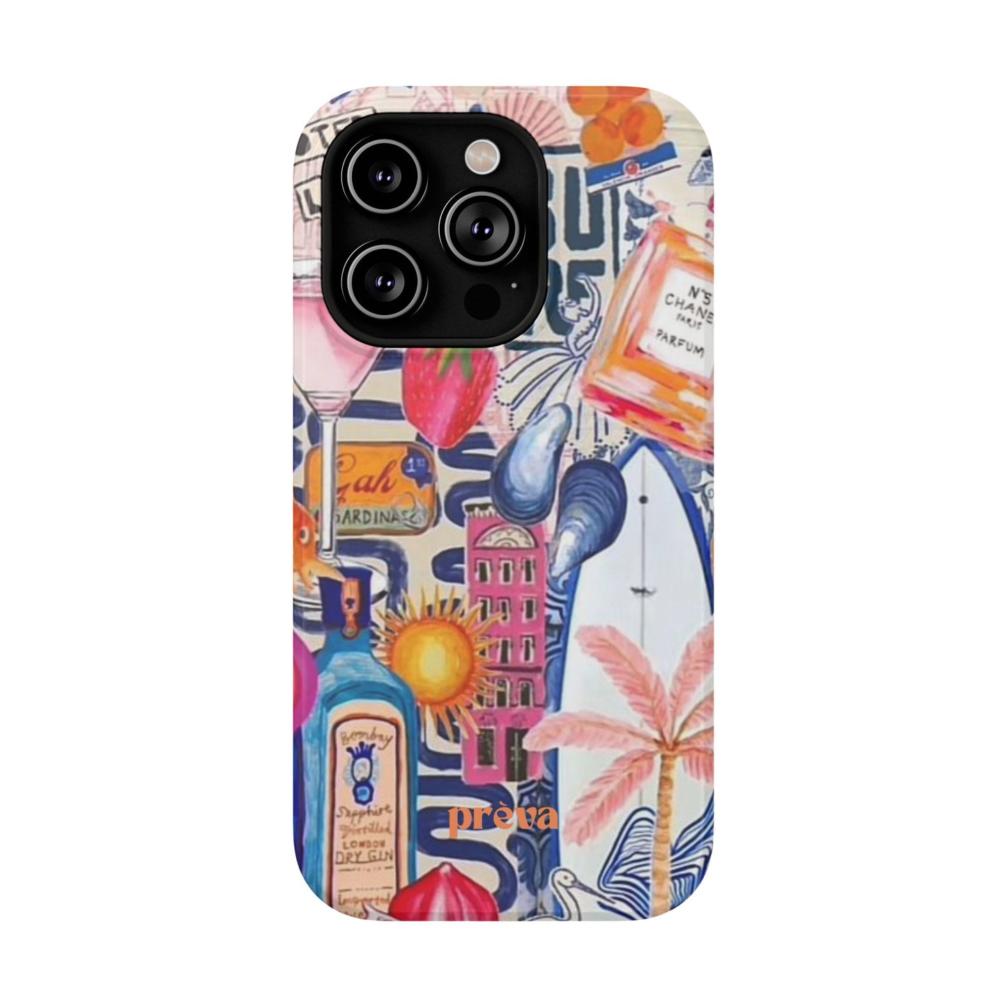 Tropical Beach Collage Phone Case