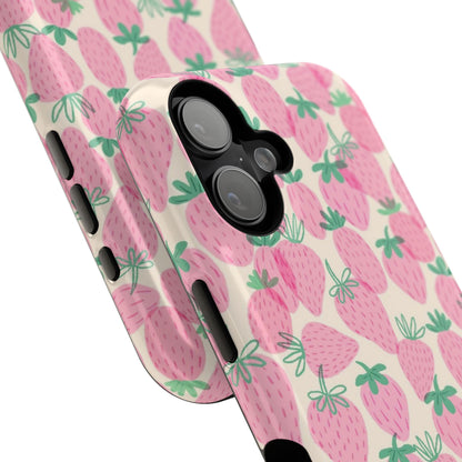 Pink Strawberry Phone Case