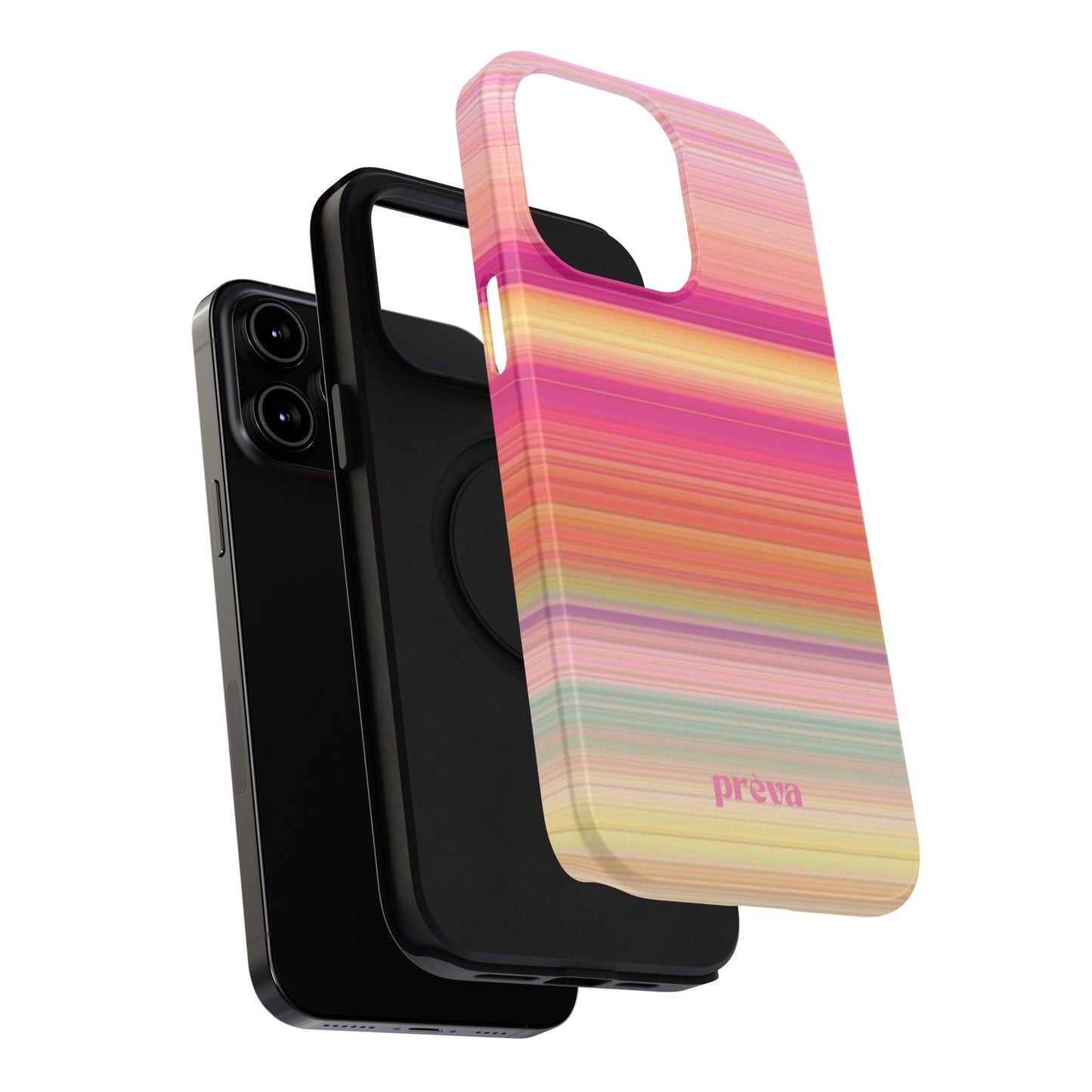 Pastel Stripe Rays Phone Case