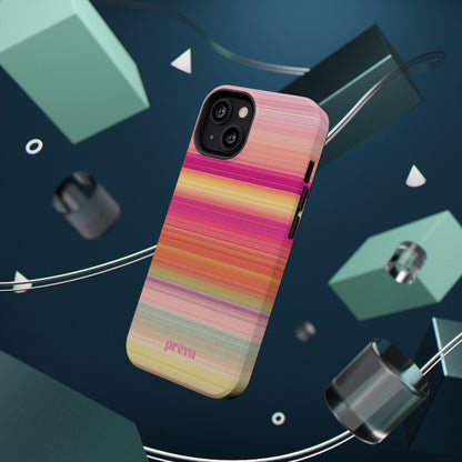Pastel Stripe Rays Phone Case