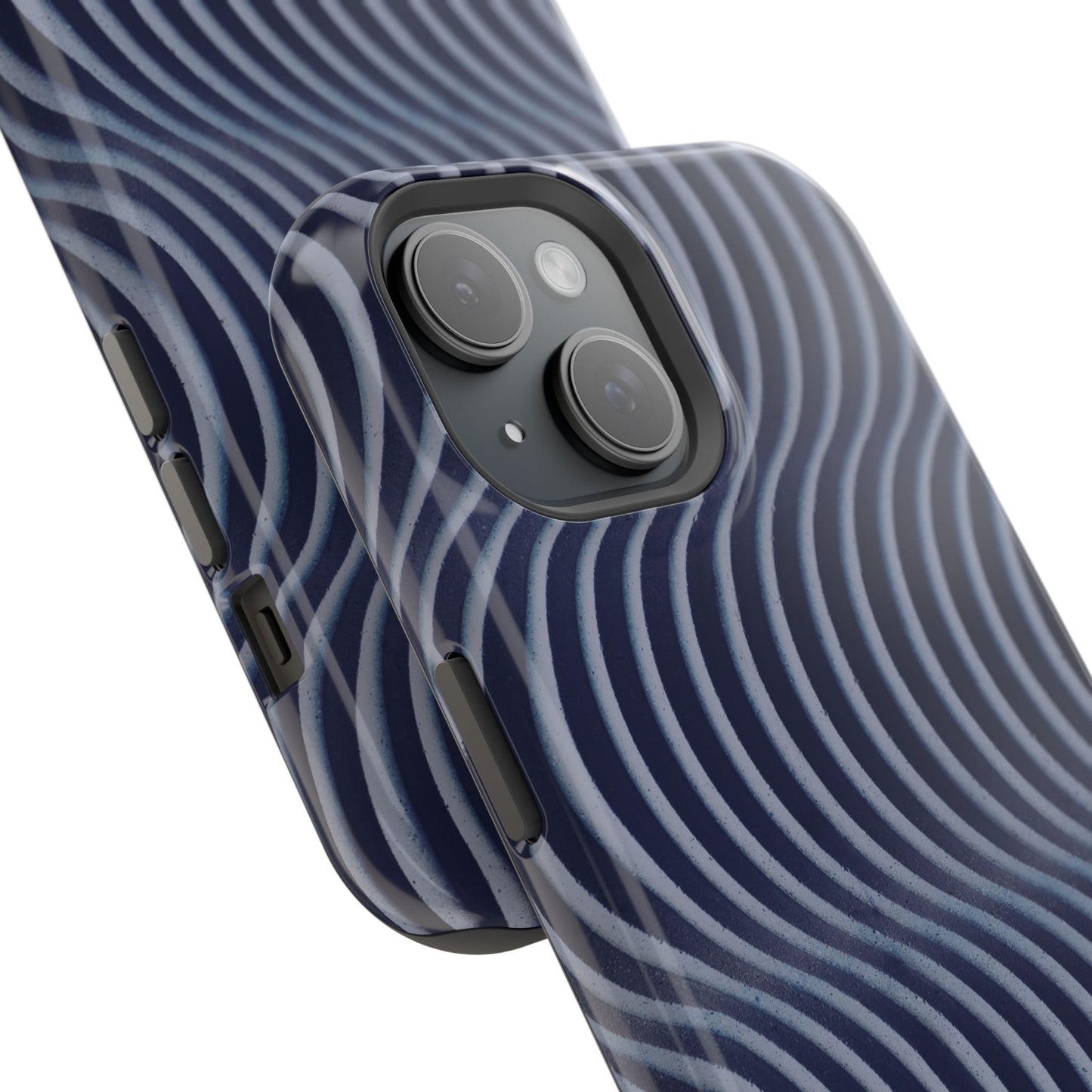 Wavy Navy Phone Case