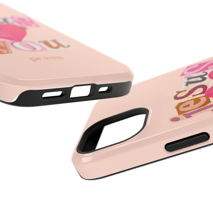 Pink Jesus Loves You Phone Case