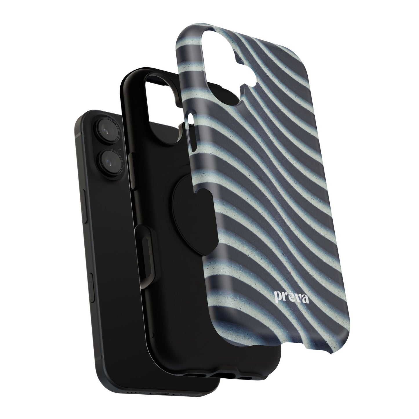 Navy Waves Phone Case