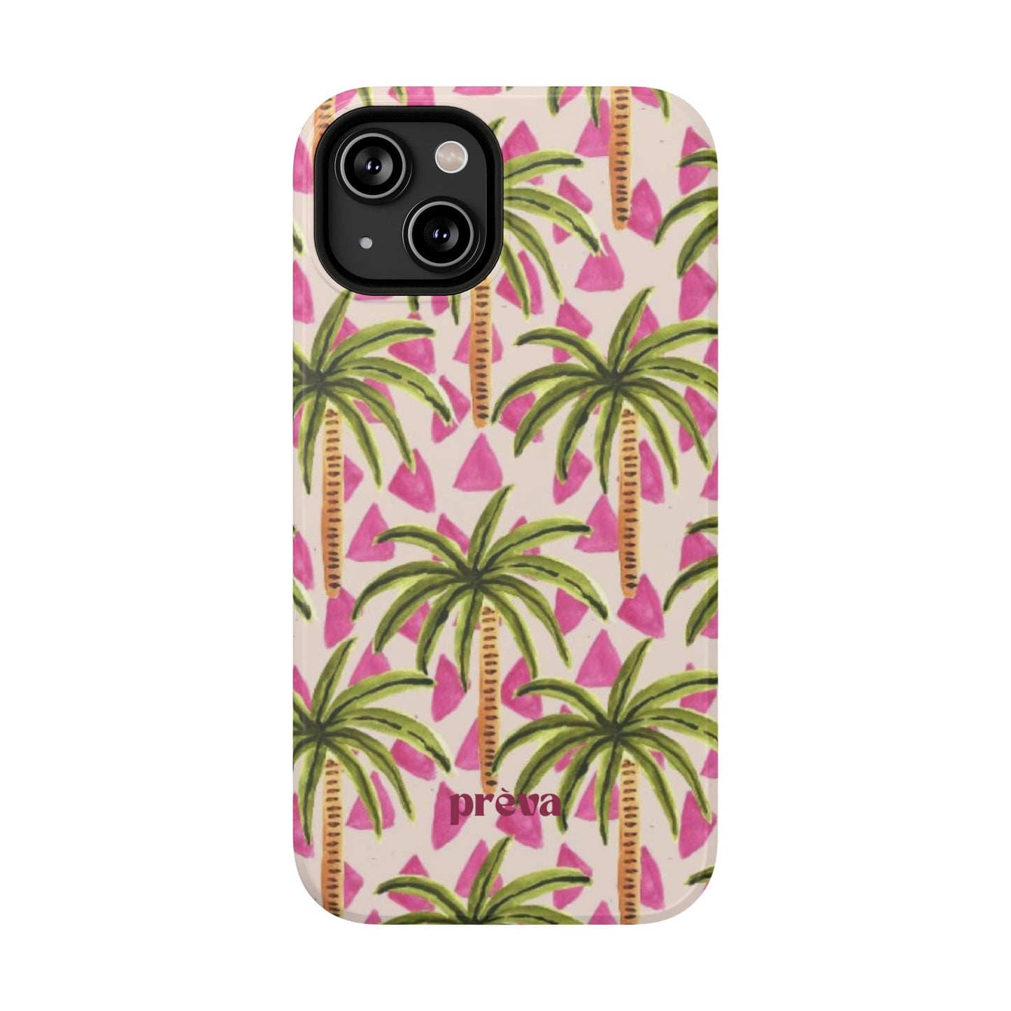 Pink & Palm Phone Case