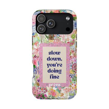 Slow Down Flowers x notsoken Phone Case