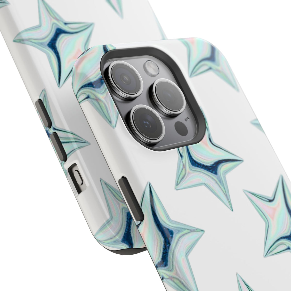 White Starburst Phone Case