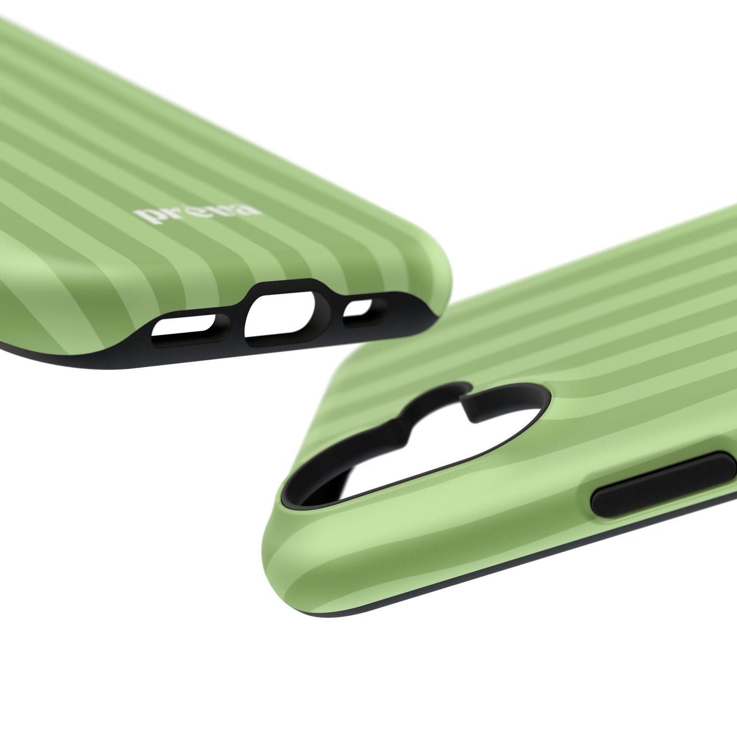 Light Green Stripes Phone Case