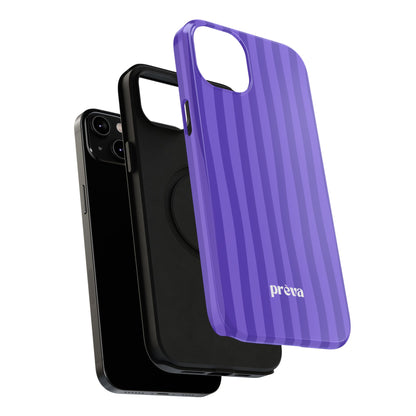 Dark Purple Stripes Phone Case