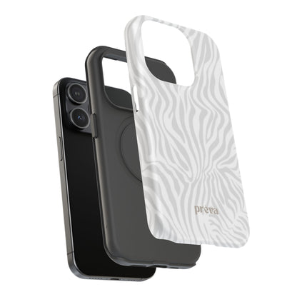 Zebra White Wave Phone Case