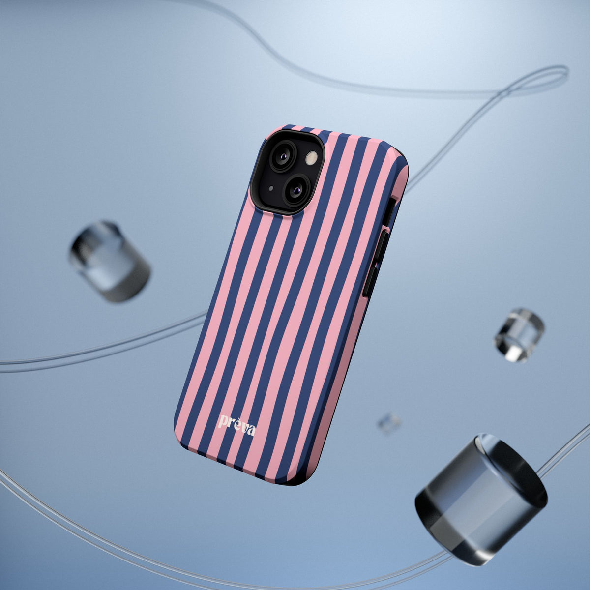 Blue and Pink Stripes Case