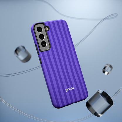 Dark Purple Stripes Phone Case