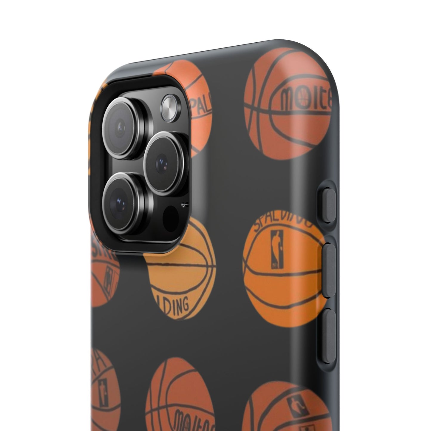 Black Basketball Phone Case