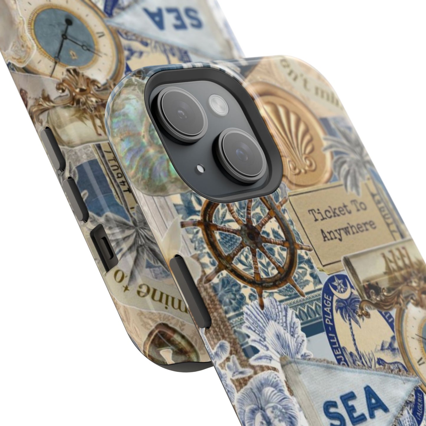 Neutral Travel Collage Phone Case