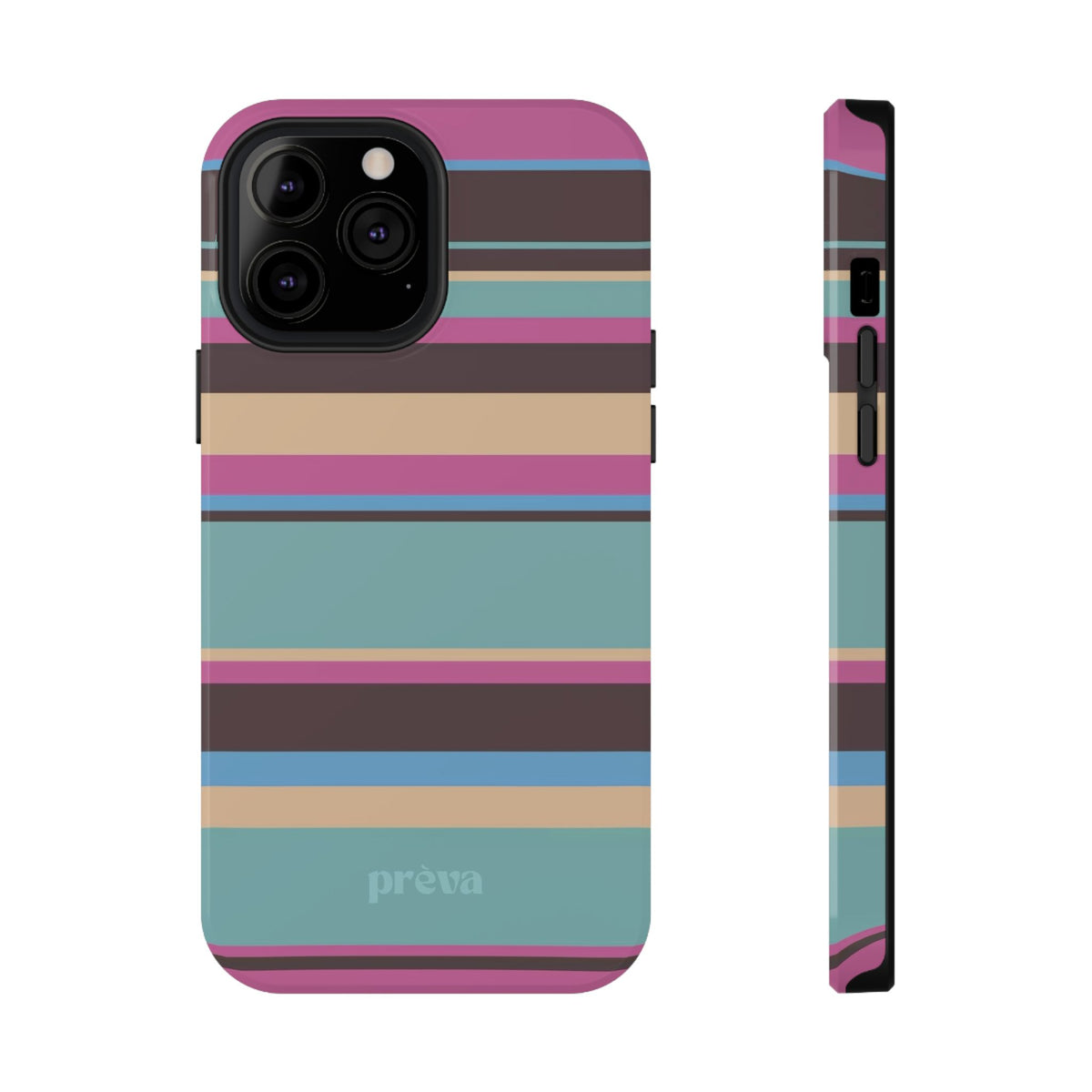 Cocoa Palm Stripes Phone Case
