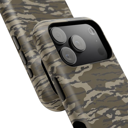 Camo Impact-Resistant Phone Case — Military Green Rugged Protection