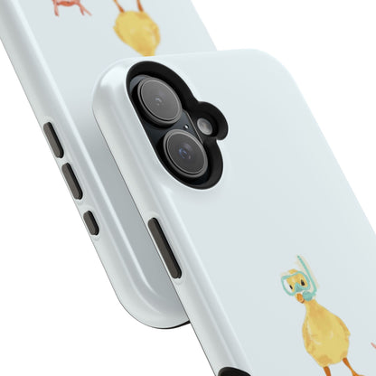 Scuba Duck Stripes Phone Case