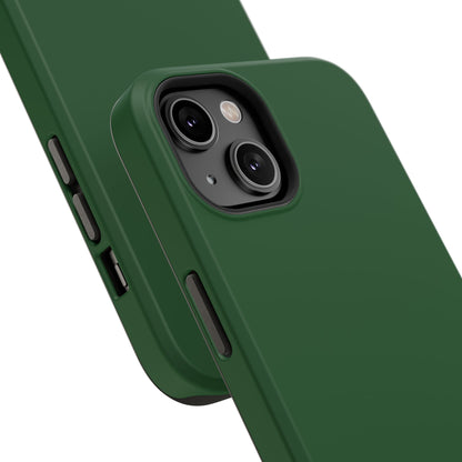 Impact-Resistant Phone Case — Forest Green Slim Armor
