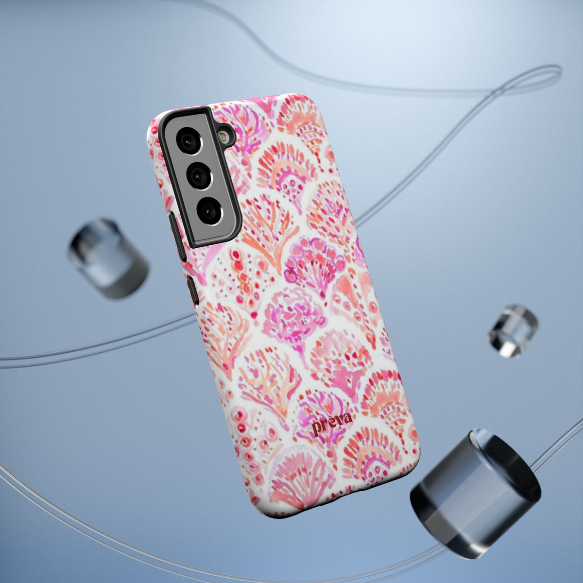 Pink Shell Watercolor Phone Case