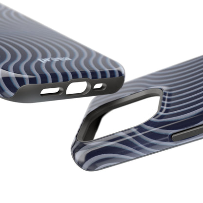 Wavy Navy Phone Case