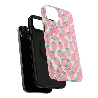 Pink Strawberry Phone Case